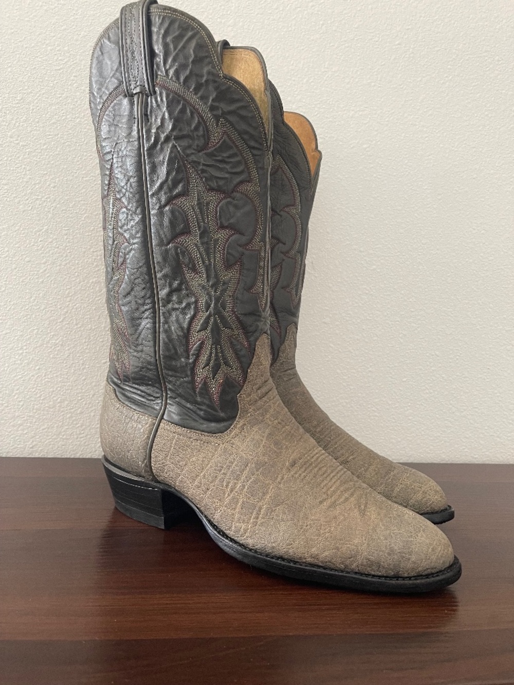 Men's Safari Elephant Western Cowboy Boots